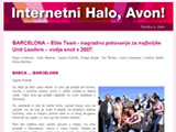 Spletni časopis - Internetni Halo Avon