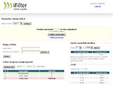 iFilter, uporabniški vmesnik