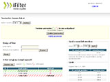 iFilter, uporabniški vmesnik